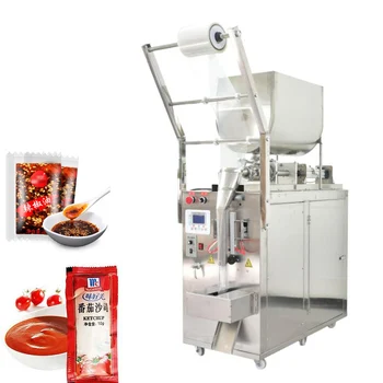 Автоматическая Упаковочная машина для кетчупа, шампуня и сливочного соуса, машина для розлива и запечатывания соуса