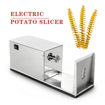 Машина для резки картофеля Tornado, Электрическая Спиральная машина для резки чипсов, Измельчитель Картофельных чипсов, Вращающаяся Башня для картофельных чипсов