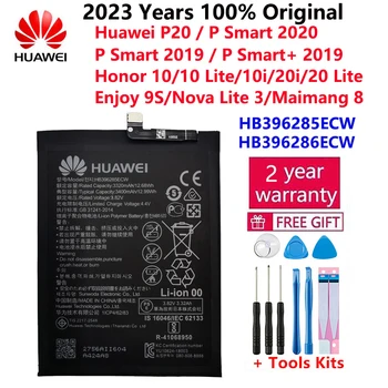 Hua Wei 100% Оригинальный 3400 мАч HB396286ECW Аккумулятор Для телефона Huawei P20 Honor 10 10i 20i 20 Lite P Smart 2019 Maimang 8 Enjoy 9S