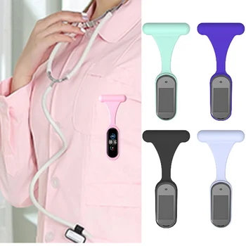Новый браслет-булавка для медсестры для Xiaomi Band 6 5 4 3 Силиконовый ремешок для Mi Band Wristband Series 3 4 5 6 Аксессуары