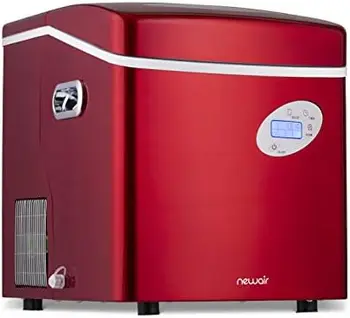 Льдогенератор 50 фунтов. Ежедневно - 12 кубиков менее чем за 7 минут - Компактный дизайн столешницы - 3 размера формованного льда - для кухни / офиса/ дома на колесах /бара