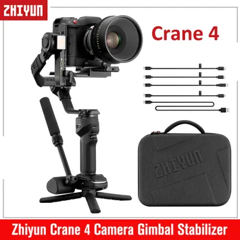 ZHIYUN CRANE 4 3-Осевые Беззеркальные Камеры Gimbal Ручной Стабилизатор DSLR Камера Портретной съемки для Sony Nikon Canon Panasonic