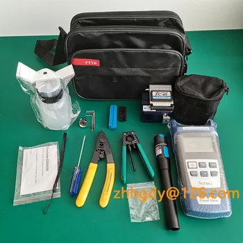 Набор инструментов для холодного сращивания FTTH Fiber Tool Kit FC-6S Fiber Cleaver Ручка Измеритель оптической мощности