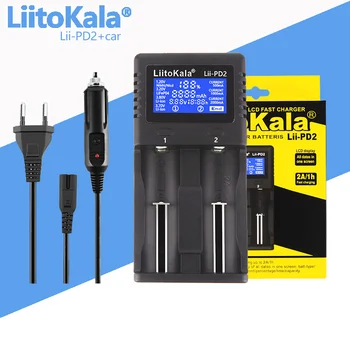 Зарядное устройство LiitoKala Lii-PL2, Lii-PD4, Lii-PD2, ЖК-дисплей, 3,7 В 18650, 18350, 18500, 21700, 20700, 14500, 26650, литий-ионный аккумулятор AA NiMH