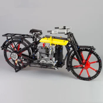Паровой велосипед MOC-48400 (LPE), модель строительного блока, Сращенная игрушка-головоломка, подарок для детей