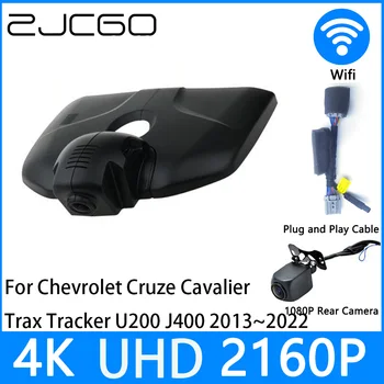 ZJCGO Dash Cam 4K UHD 2160P Автомобильный Видеорегистратор DVR Ночного Видения для Chevrolet Cruze Cavalier Trax Tracker U200 J400 2013 ~ 2022