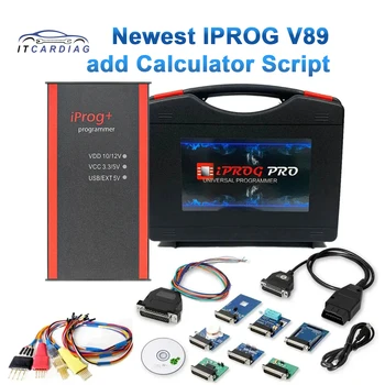 IPROG Pro V89 Полный Программатор ключей ECU IPROG + Eeprom IMMO/Сброс подушки безопасности/Коррекция пробега 3 в 1 Замена Carprog Digiprog3 Tango