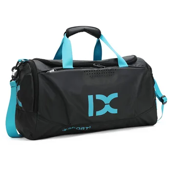 Сумка-цилиндр для фитнес-зала Для Мужчин и Женщин INOXTO с сухой и влажной изоляцией, Спортивная сумка для Путешествий, Рюкзак для багажа, сумка через плечо