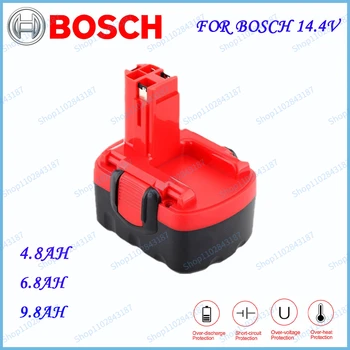 Аккумулятор Bosch Ni-MH 14,4 В Аккумуляторная батарея Для bosch BAT038 BAT040 BAT140 BAT159 BAT04