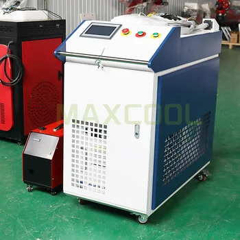 Welding Cleaning Cutting 3 in 1 Fiber Laser Machine for Oxides on Stainless Steel Surfaces Maxcool очистка волоконным лазером