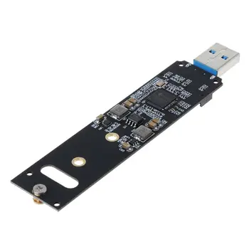 Портативный Высокопроизводительный адаптер NVME к USB M.2 SSD на карту Type-A USB 3.1 Gen 2 Bridge Chip на M2 SSD Key M для Windows XP/7