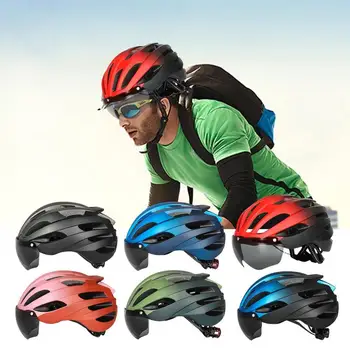 Велосипедные шлемы, Велосипедный шлем, цельнолитый Дорожный горный Съемный солнцезащитный козырек, шлемы для горных и шоссейных велосипедов для всех