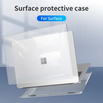 Для ноутбука Microsoft Surface Go 2/1 чехол 12,4 дюйма 2022 выпуска 5/4/3 13,5 Матовая замша Защитный Жесткий чехол Стальная поверхность