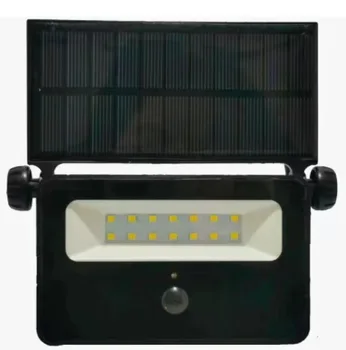 Новый портативный светодиодный солнечный светильник с датчиком корпуса, наружное аварийное освещение, 850 люмен, садовый настенный светильник